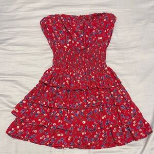 Bandeau Flower Dress